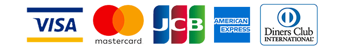 VISA,JCB,Master,AMEX,DINERS